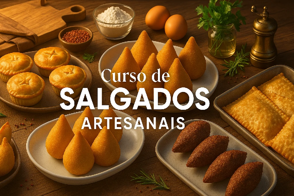 Capa do curso SALGADOS ARTESANAIS